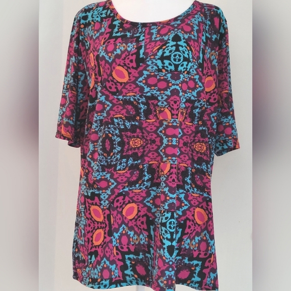 LuLaRoe Short Sleeve Blouse, Size 3XL - Picture 1 of 6